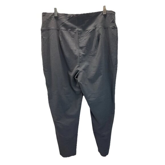 Eileen Fisher Dark Gray pull on Straight Leg Pants Size 1X Career comfort - Picture 2 of 8